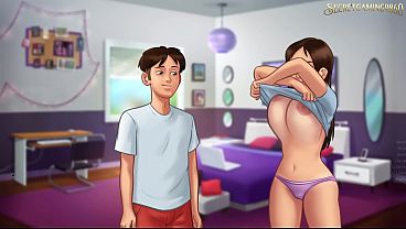 Stepbro Fucking Stepsister’s Pussy and Cum INISDE Pussy, Creampie Inside Tight pussy – Summertime Saga 44 By DarkCookie – 3D Porn Game
