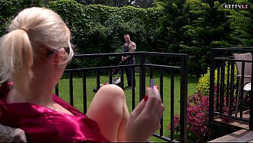 Caught with the Gardener – Husband Joins for Double Anal & Facial