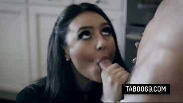 Hot brunette babe Eliza Ibarra suck her coworkers cock and let him bangs her wet pussy
