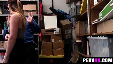 Hot Shoplitter Sucks and Fucks the Officer After Getting Caught Red-Handed