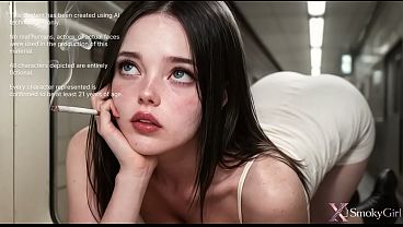 I met a hot Asian girl on the Underground…she was smoking a cigarette and let me fuck her in every hole!! [AI]