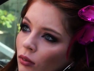 Luscious blonde floozy Courtney Taylor gets banged well