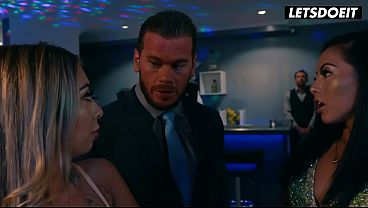 Tattooed Asian and Her Friend Fuck a Stranger at the Nightclub… He Has No Idea What’s Cumming